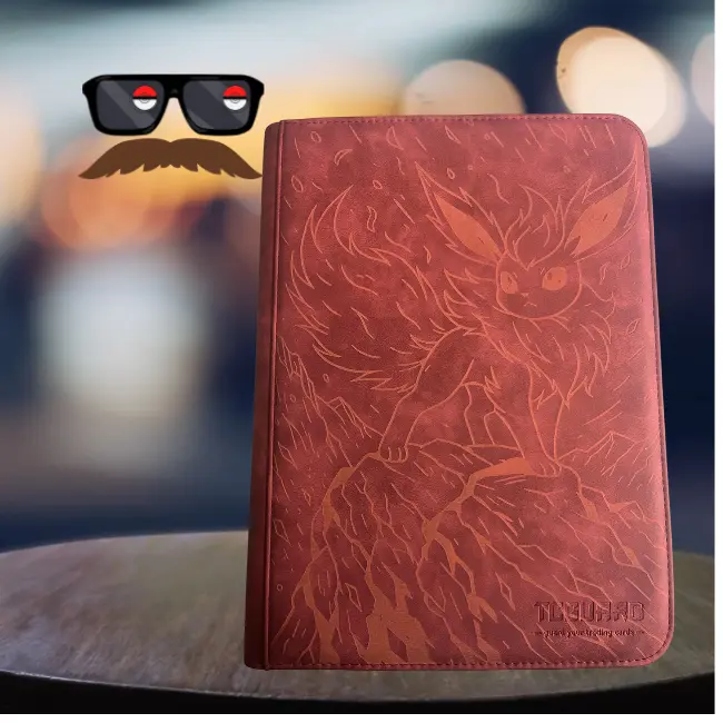 Lazer Engaved Custom Printed Binders 9 pocket Sleeved
