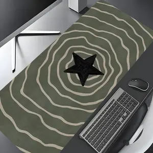 Vintage Persian Carpet Pattern Mouse Pad, Rectangle Gaming Mouse Pad, Non-slip Rubber Pad, Aesthetic Desktop Decoration Protective Pad for Laptop, Desktop Computer Games, Desk Accessories