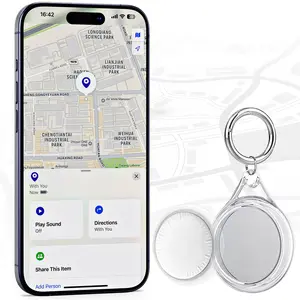 GPS Tracker, Anti-lost Device, Key Finder, GPS Locator, Smart GPS Tracker, Pet Key Tracker, Protective Case with Keychain, Tracker for Luggage, Wallet, Backpack, Handbag, Dog Collar