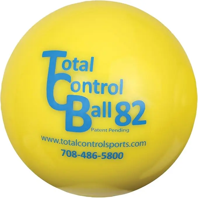 Sport Supply Group 1464683 Total Control Weighted Training Ball - Plastic, Yellow, 3.2 in, 12 lbs, Set of 12 for Baseball Hitters, Fitness Resistance Training, Develop Strength & Extension Through Hitting Zone
