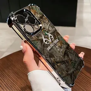 R-Realtree Real Tree Camo Phone Case, Compatible with iPhone 17 16e 16 15 14 13 12 11 Mini Pro Max Air X XR Xsmax 8 7 Plus, Anti-Fall Design