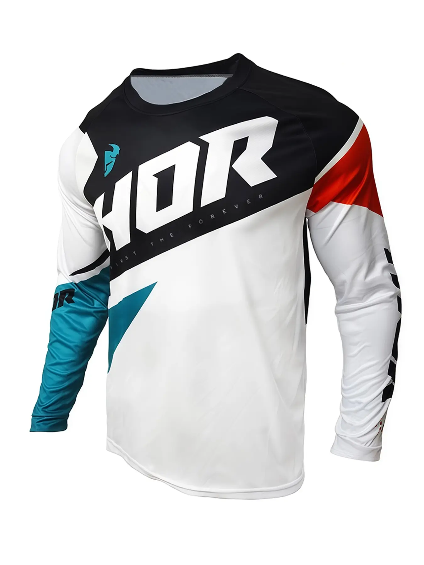 DONYFOX 2026 Men's Long Sleeve Cycling Shirt, Sweat Absorbing Bicycle Racing Suit, Breathable, Elastic, Lightweight, Color Contrasting Design, Motorcycle Off Road, Gym, Cycling Jersey, Sports Wear, Sportswear Clothing