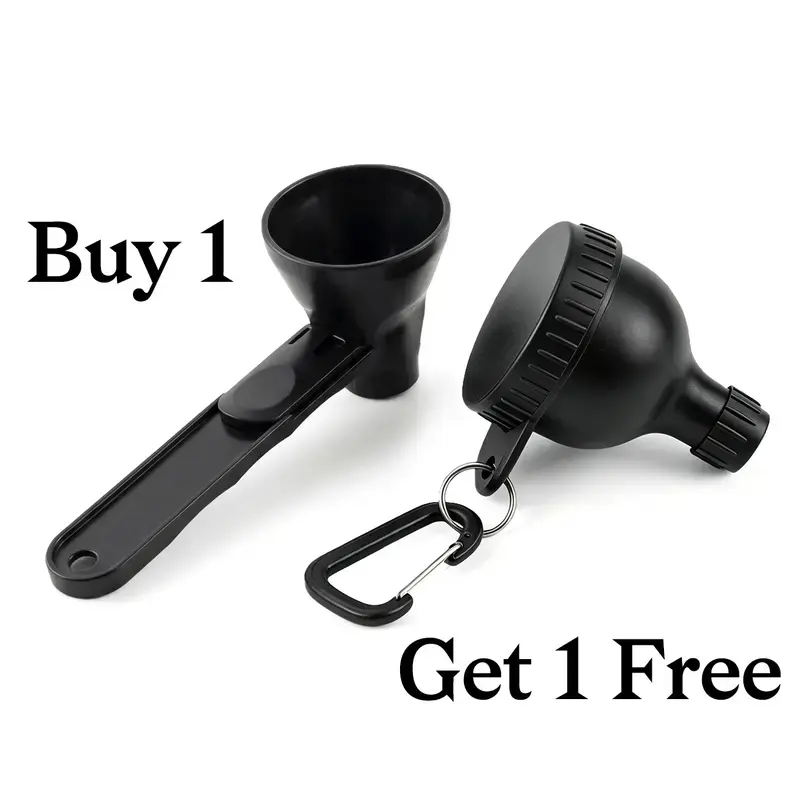 Mini Protein Powder Funnel With Sliding Scoop & Storage Container, BPA-Free Plastic Powder Dispenser For Creatine Pre-Workout Coffee Milk Smoothie, Portable Kitchen Fitness Accessory