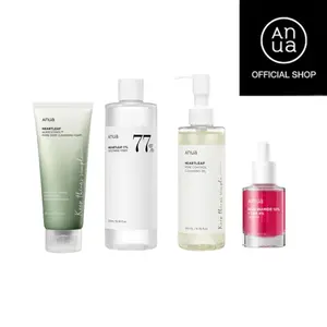 Heartleaf Skincare Set|ANUA-4 in 1 Deep Clean & Hydration Kit