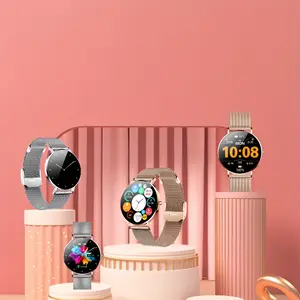 T8 Smartwatch Wireless Sports Watch With Ultra-thin Minimalist Appearance Of 6.8mm, 1.32-inch Amoled High-definition Full Round Touch Screen, Suitable For Android/iPhone, 304 Stainless Steel, Always-on Dial, Long Battery Life, Supports 22 L