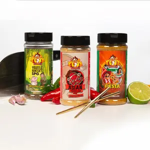 MeatSoHorny Global Grilling Bundle - 12 OZ Asian Fusion, Frisky Fiesta & Truffle Hunter Rubs for Bold Flavors