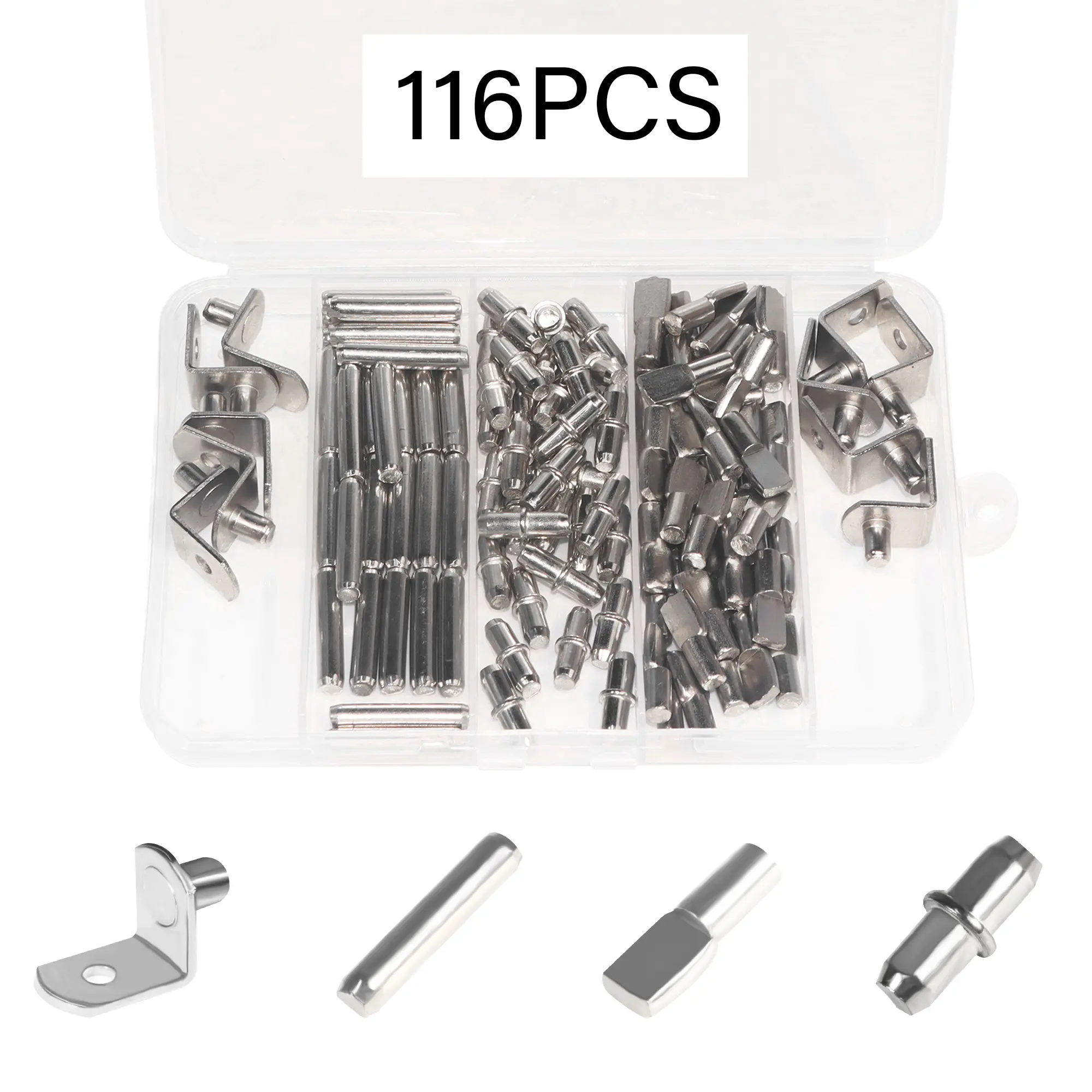 Shelf Pins corner bracket, Furniture Shelf Support Pegs for Shelf Holes on Cabinets, Bookcases, Entertainment Centers