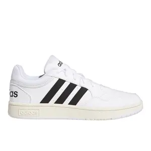 adidas Mens Hoops 3.0 Lace Up Sneakers Shoes Casual - White