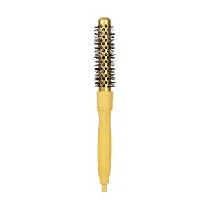 Colorful Round Roll Comb for Curling and Drying, Hot Round Brush, High-Temperature Nylon Bristles, Abs Handle, Suitable for Short Hair, Perfect Gift