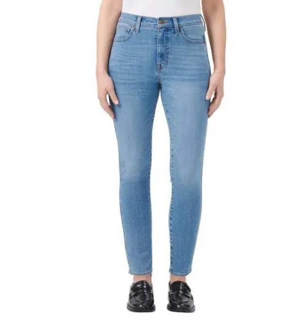 Kirkland Signature Women's Size 18 Skinny Jeans, Light Blue
