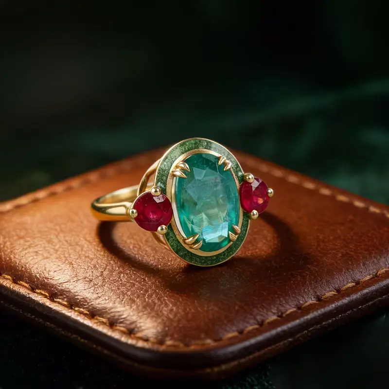 Women's Vintage Art Deco-Style 14K Gold-Plated Cocktail Jewelry - Beautiful Rings, Elegant Accessory for Gifting