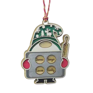 Personalized Family Christmas Ornament Gnome