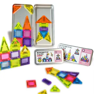 24/40pcs Mini Magnetic Building Blocks Toy, Made of ABS Material, Better to Cultivate Children's Hands-on Skills, Creative Learning Puzzle Gift for Kids, Educational Gift, Magnetic Building Tiles, Magnetic Building Set