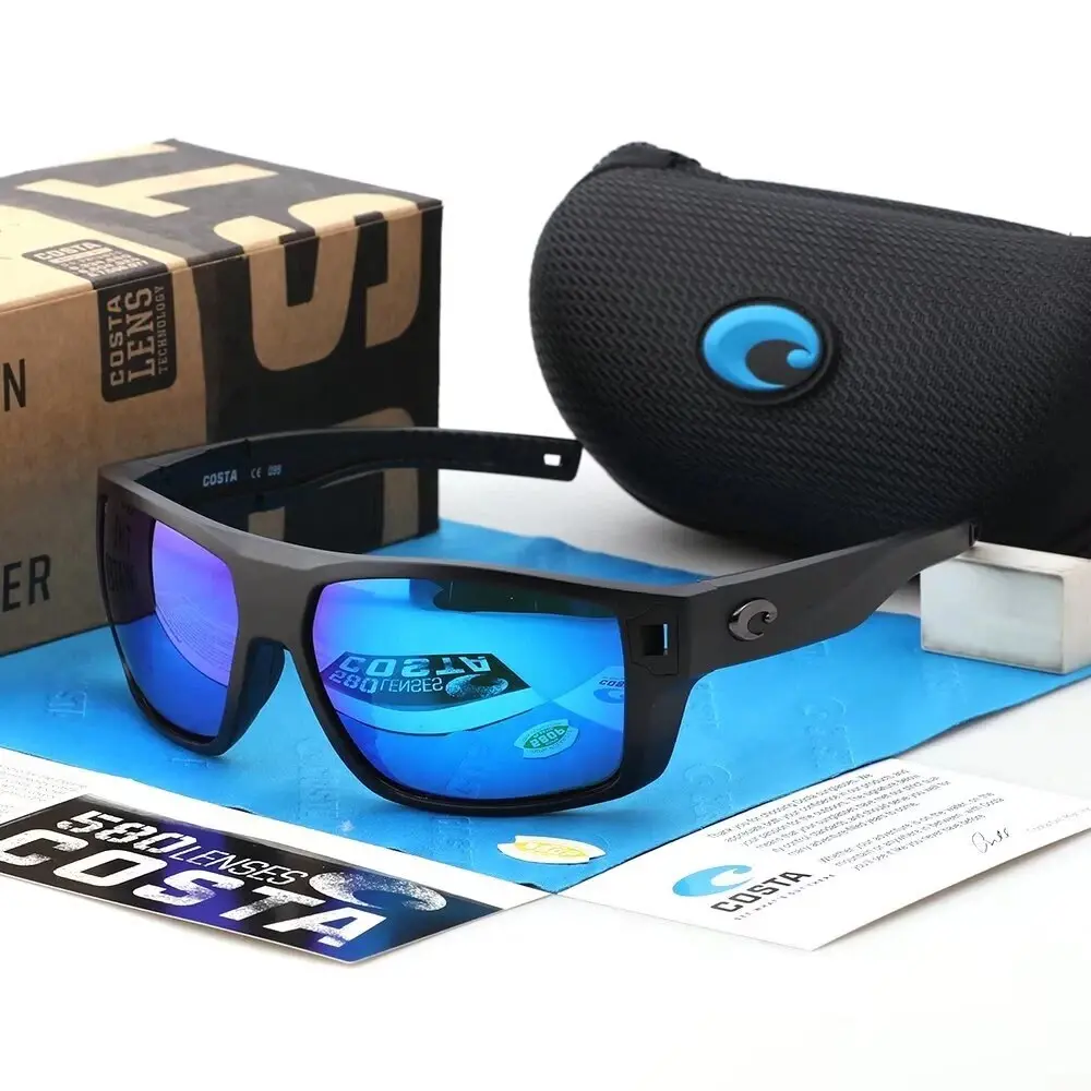 Costa Diego 580P Polarised Lens Male Sunglasses, 1 Single Pair, UV Protection Lens, UV400 Shield, Ideal for Fishing, Boating Multi-Sports Activities