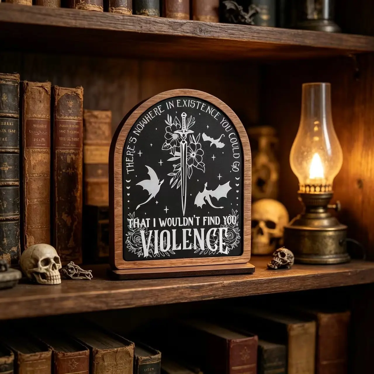 1 piece, rural wooden bookshelf with stand, farmhouse decoration, Rustic Farmhouse Design, Gothic-inspired home style, blackboard plaque for shelves, mantelpiece or tray display, rural home decoration gift, Home Decor Gifts, Home Decor Products