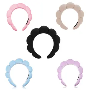 Bubble Spa Headband for Face Washing & Makeup – Soft Terry Cloth, Non-Slip Hairband for Women, Teens & Girls – Adorable Skincare Accessory