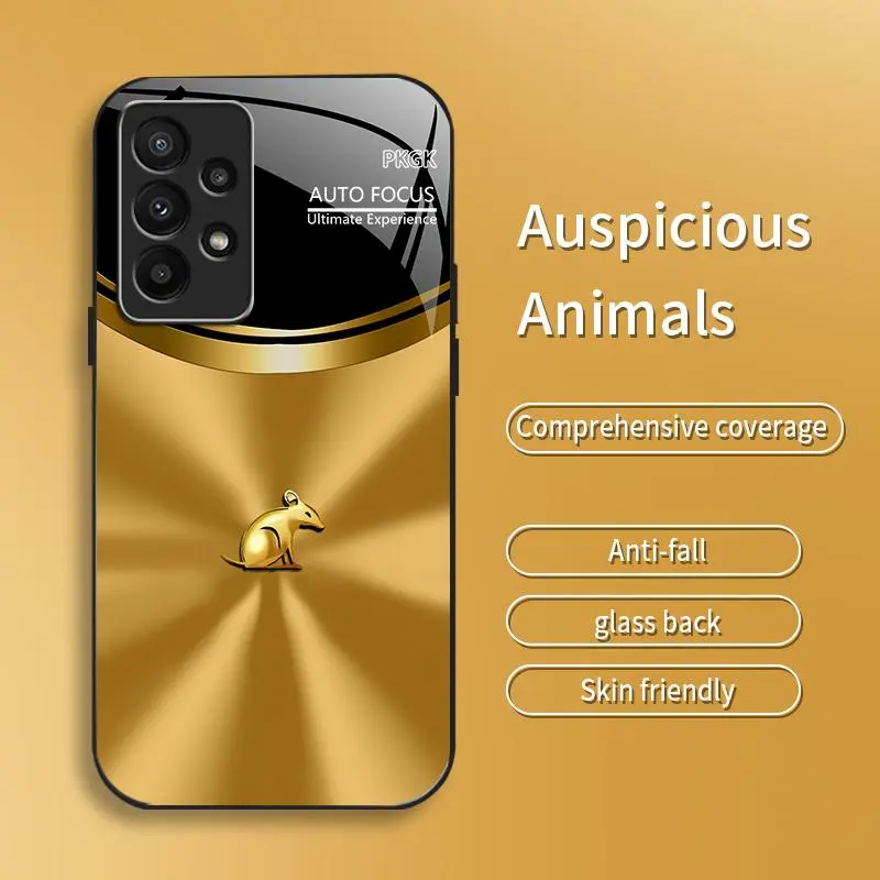 Suitable for [Galaxy A23] New high-end oval lucky zodiac mobile phone case New business simple explosion-proof mobile phone case Affordable price Anti-fall and anti-fingerprint 995