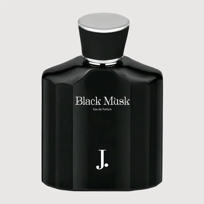 J. Fragrances Black Musk Eau de Parfum - 100 ml Men's Cologne, Rich Rosewood, Lavender & Cinnamon Layers, Elegant Oriental Woody Scent, Rich Musky, Luxury Musk Finish, Captivating Signature Scent