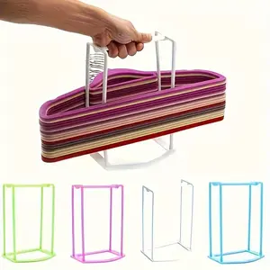 1pc Clothes Hanger Storage Rack - Durable Space-Saving Wardrobe Organizer Bracket, Clothes Hanger Organizers
