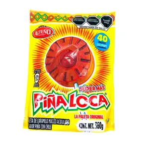 Pina Loca 40pk Super Mas La Paleta Original