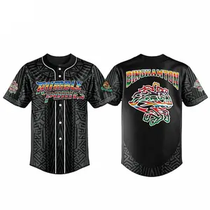 Rumble Ponies Baseball Jersey, Mexican Heritage Night Baseball Button Down Jersey Shirts, Baseball Jerseys Sports Shirt