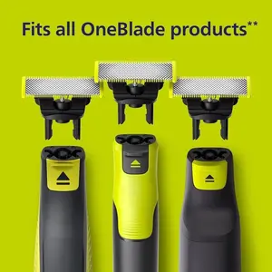 Oneblade Replacement Blades 3-Pack Compatible with Qp2523 6523 2527 2520 2533 2630 6520 Models Durable and Efficient Hair Removal Solution, Perfect Shaving Tool