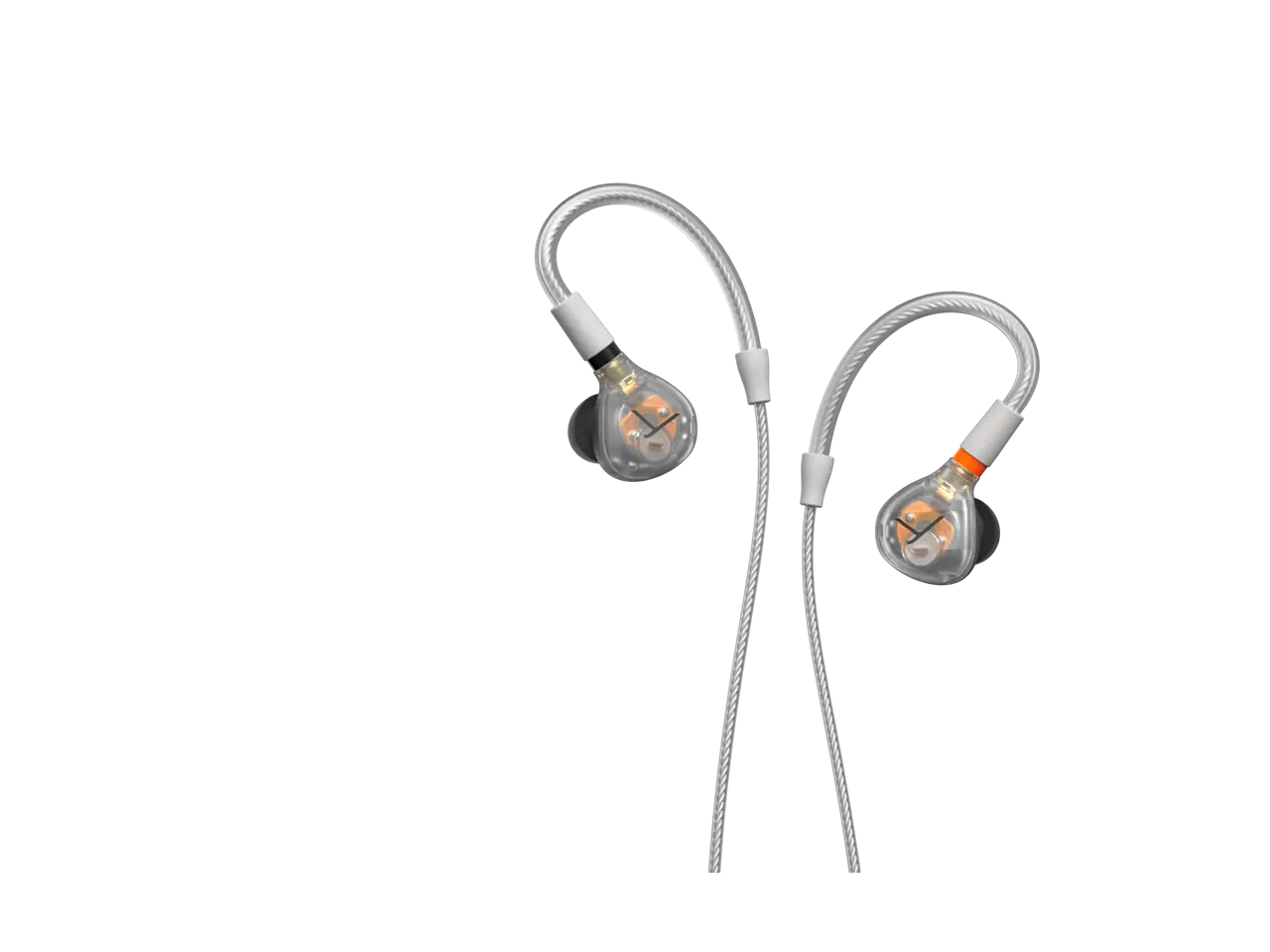 beyerdynamic DT 30 IE Professional In-Ear Monitor - Passive noise isolation up to 39 dB, high-performance dynamic driver system, ergonomic fit, detachable MMCX cable - Transparent (Clear)