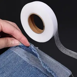 Double-Sided Iron-On Hemming Tape, Strong Adhesive Heat Bonding Fusible Web for Clothing Alterations, Pants, Jeans & Skirts, Practical Sewing Supply & Thoughtful Gift for Mother's Day