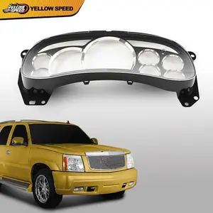 Chrome Ring Gauge Cluster Lens Cover Replacement - Car Accessories, Vehicle Accessories for 2003-2006 GM Trucks, SUVs, Escalade Light