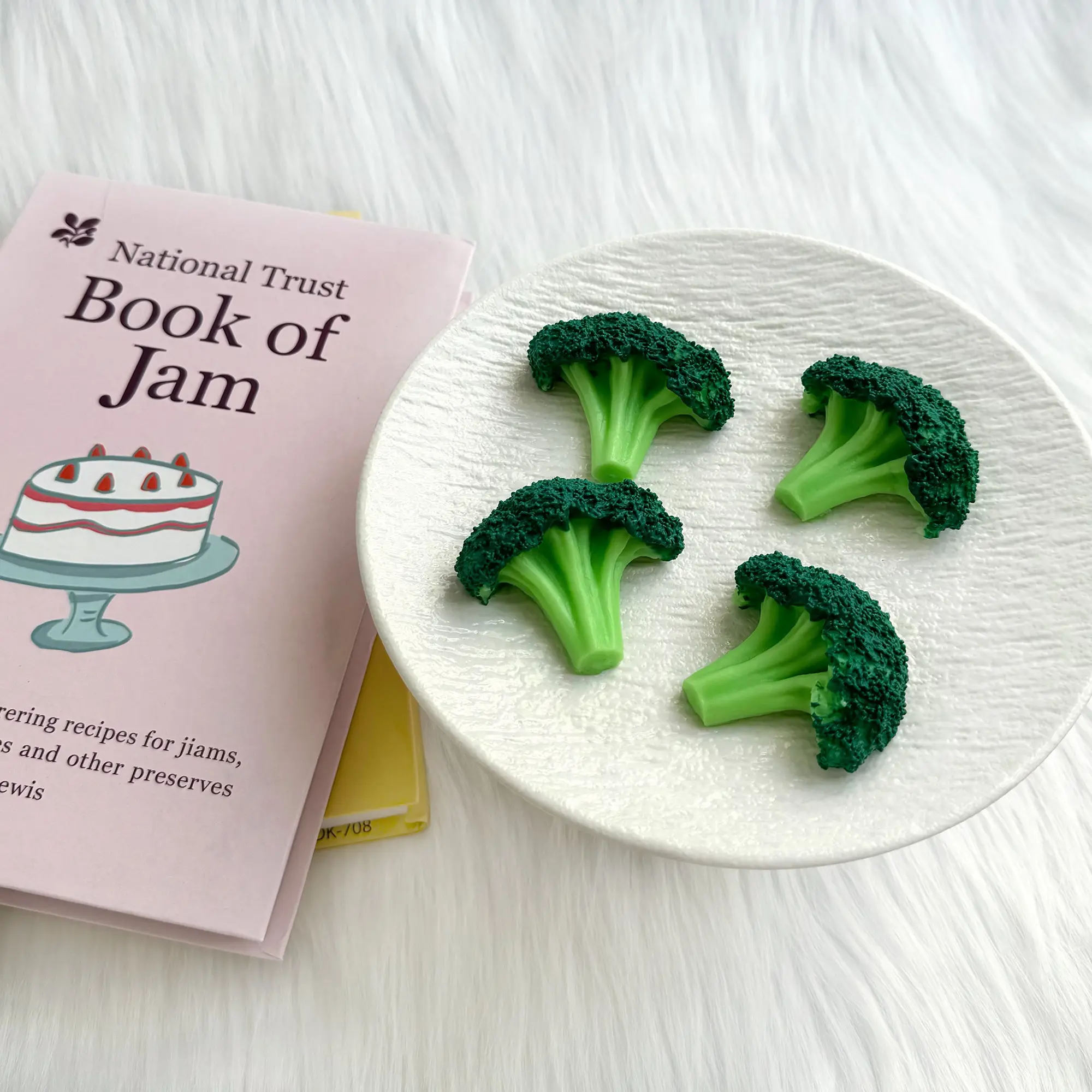 Soft Squishy Silicone Taba Broccoli Decompression Toy, Slow Rebound Unisex Stress Relief Accessory - 31g for Party, Birthday, Christmas Gifts