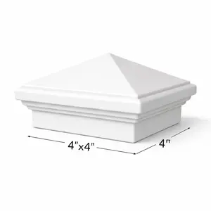 	PVC POST CAP 4"x4" (WH)	