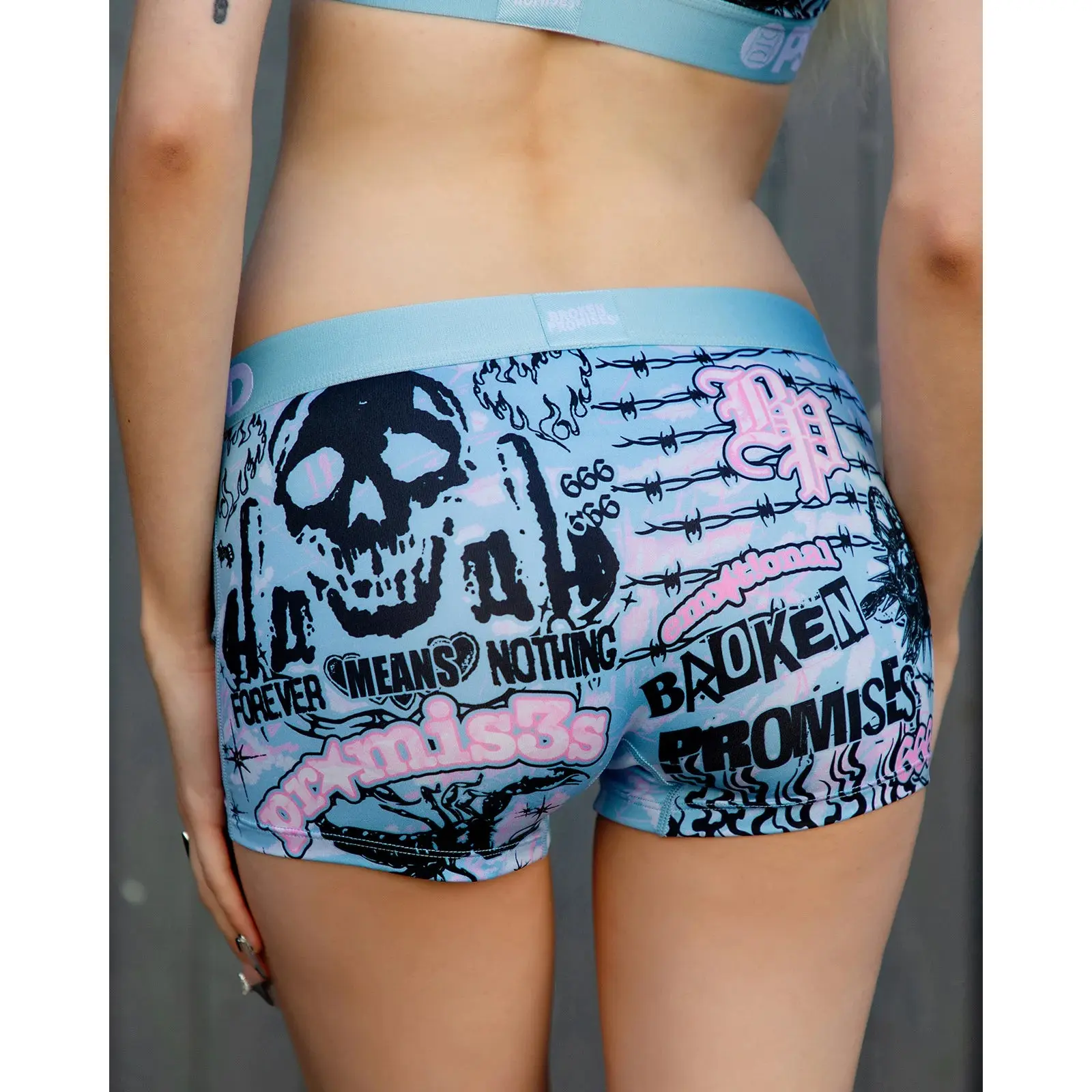 PSD Womens Broken Promises Forever Boy Short Underwear - Comfortable, Breathable, Ultra-light Fabric