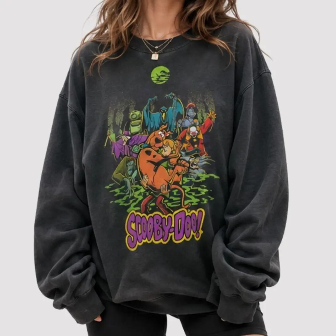 Vintage Scooby Shirt, 90s Halloween Movie T-Shirt, Retro Halloween Sweatshirt, Scooby Halloween T-Shirt, Vintage Halloween Movie Character Tee, Vintage Halloween Shirt