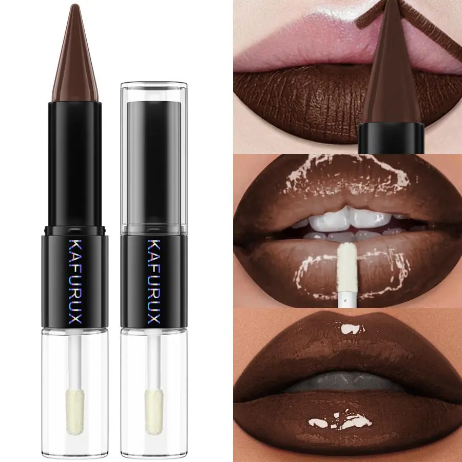 3 in 1 Long Lasting Beauty Lipstick, Waterproof Lip Oil & Lipstick, Portable Lip Makeup Tool for Women & Girls, Cosmetic, Lip Liner, Tinted Lip Oil