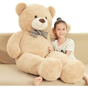 47 inch Giant Teddy Bear Stuffed Animal Brown Big Plush Teddy Bear Valentine's Gift for Girlfriend Soft Stuffed Bear Animals for Christmas,Birthday,Mother's Day