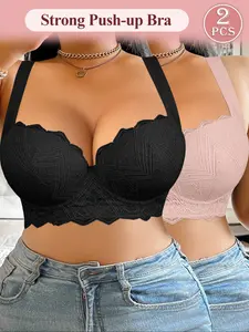 Multi-Pack Plus Size Bras for Women Back To School Bra Basic Style Supportive Underwire Bra Full Coverage Bras Sports Bras for women Push Up Lingerie Anti Sagging Bra Comfort Sexy Bra Simple Elegant Everyday Bra Halloween Clothes Sports Bra Set
