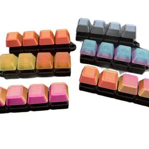 Low Profile 4 Key 3D Printed Mechanical Keyboard Switch Keychain Accessory