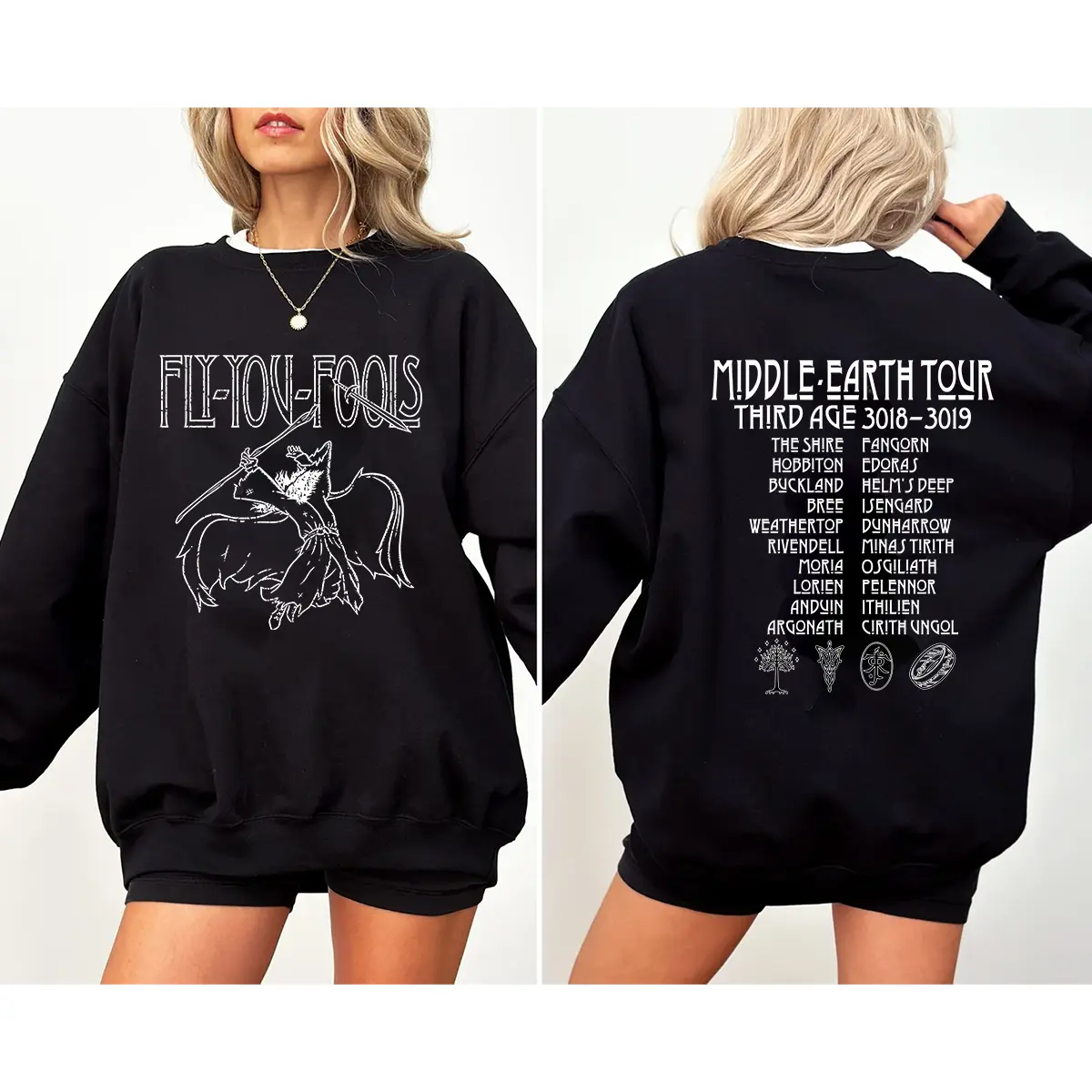 MiddleEarth Tour T shirt Sweatshirt Hoodie, LOTRing T shirt Sweatshirt Hoodie, GandalfLOTR T shirt Sweatshirt Hoodie