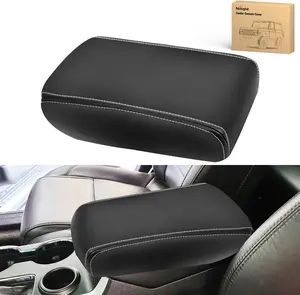 Nilight Center Console Cover Compatible with 2011-2019 Ford Explorer PVC Leather Armrest Cover for Car Middle Center Console Cushion Pad Waterproof Console Covers Car Armrest Box Cover Black Seat Insert Seat Foam  dealsforyoudays