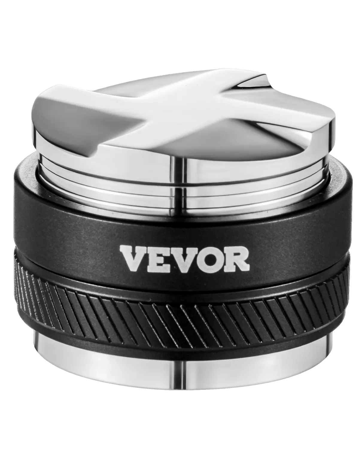 【Summerfinds】VEVOR Coffee Distributor 53mm,2-in-1 Adjustable Espresso Distributor with Fan-Shaped BaseCoffee Distributor 304 Stainless Steel with Easy-to-Disassemble Design
