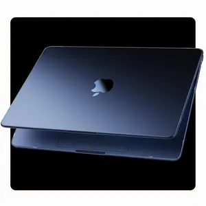 for MacBook Air 15 inch Case | M5 M4 M3 M2 2026 2025-2023 | 100% Match Official Color | Closes Seamlessly | Hard Shell Laptop Cover | A3448 A3241 A3114 A2941 | Midnight Clear