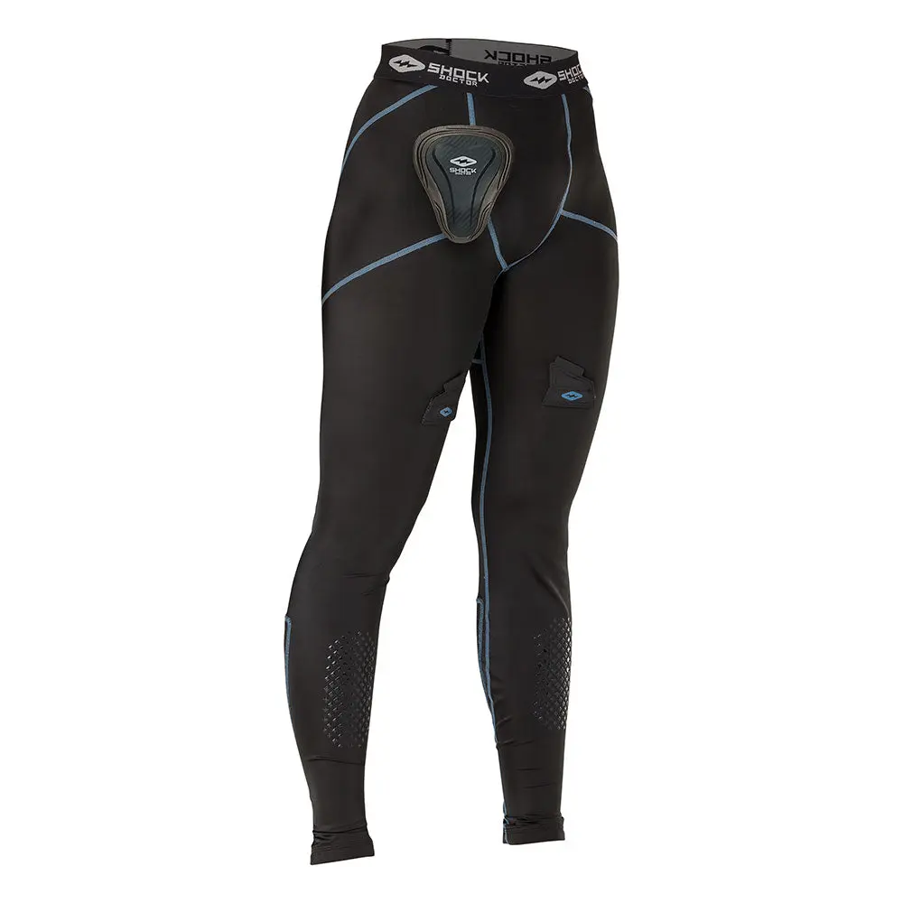 Shock Doctor Women's Core Compression Cut Resistant Hockey Pant with Pelvic Protector All Seasons 4-Way Stretch Supportive Fit for Enhanced Safety and Performance