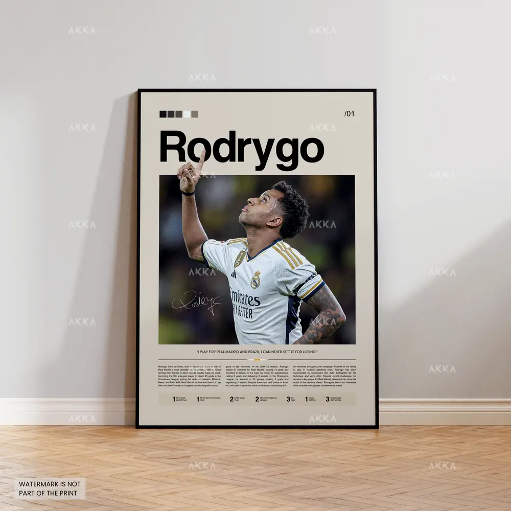 Rodrygo - Real Madrid CF poster Rodrygo - Real Madrid CF poster