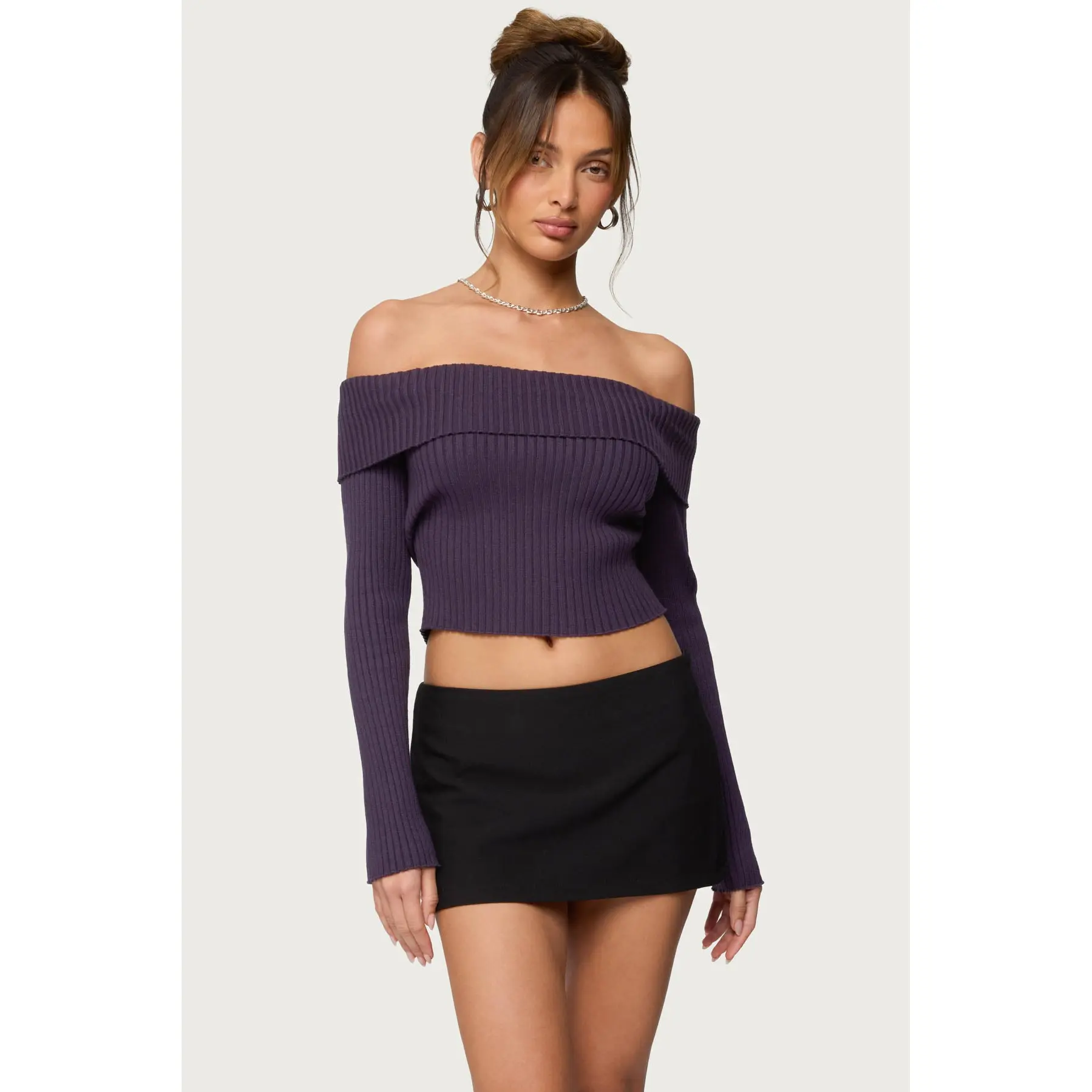 Lauren Knit Foldover Top