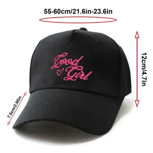 Good Girl Printed Baseball Trucker Hat, Snapback Adjustable, Premium Women's Mesh Trucker Hat