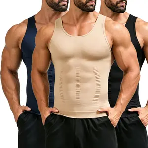 Women's High-Waisted High Compression Vest, Sleeveless Soft Breathable Shapewear Undershirt for Tummy Control, Casual Gym Body Shaper Tank Top