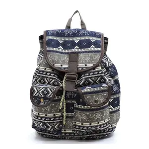 Fashion World Tribal Printed Canvas Backpack