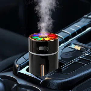 Car Humidifier Aromatherapy Essential Oil Diffuser,Car Air Freshener Diffuser Cool Mist Mini Portable Diffuser for Car Home Office Bedroom