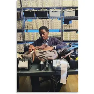 Franklin Saint Poster Snowfall TV Show Canvas Wall Art Print For Room Aesthetic And Decor Waterproof Frame Style Colorful Gifts For Bedroom Bathroom Living Room Kitchen Office Decor