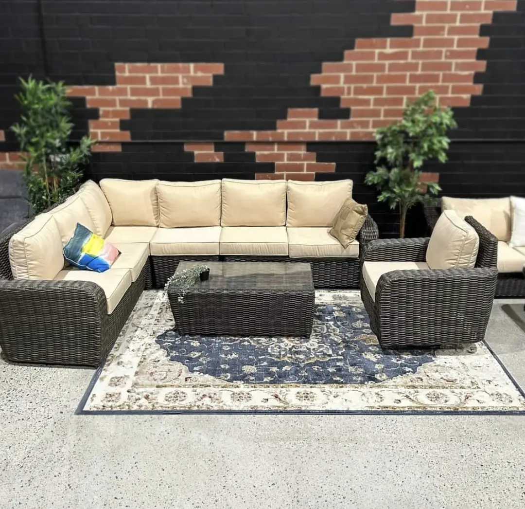 L-Shape Sofa + Coffee Table Outdoor Lounge Set L-Shape Sofa + Coffee Table Outdoor Lounge Set